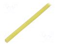 Insulating tube; fiberglass; yellow; -20÷155°C; Øint: 2.5mm SYNFLEX FGS-2.5-YE-100