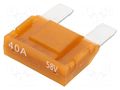 Fuse: fuse; 40A; 58VDC; automotive; 29mm; tin alloy ESKA 343433-58V