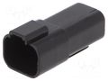 Connector: wire-wire; terminals, size 16; plug; male; PX0; PIN: 4 BULGIN PX0101P04BK