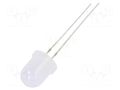 LED; 8mm; white cold; 12000÷14400mcd; 30°; Front: convex OPTOSUPPLY OSW44K8132A