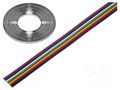 Wire: ribbon; TLWY; 10x0.22mm2; stranded; Cu; unshielded; PVC; 150V TECHNOKABEL 5.2.134