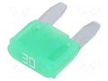 Fuse: fuse; 30A; 32VDC; automotive; 10.9mm; MINI; tin alloy ESKA 341833