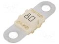 Fuse: fuse; 80A; 32VDC; automotive; 16x12x8mm; M5 screw; BF1; copper LITTELFUSE 153.5631.5801