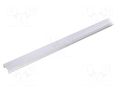 Profiles for LED modules; natural; L: 1m; BEGTON12; aluminium TOPMET TOP-BEGTON12-1M