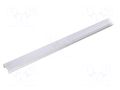 Profiles for LED modules; natural; L: 1m; BEGTON12; aluminium TOPMET TOP-BEGTON12-1M