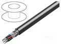 Wire; 4x2x24AWG; RS232; stranded; Cu; shielded,Al-PET foil; PVC BELDEN 9504.01305