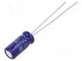 Capacitor: electrolytic; bipolar; THT; 2.2uF; 50VDC; Ø5x11mm; ±20% PANASONIC ECEA1HN2R2U