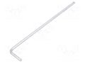 Wrench; hex key,spherical; HEX 2.5mm; tool steel; long; L: 114.5mm KING TONY KT-112025MR