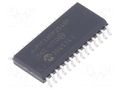 IC: dsPIC microcontroller; 256kB; 32kBSRAM; SO28; DSPIC; 1.27mm MICROCHIP TECHNOLOGY 33EP256GP502-I/SO