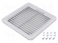 Filter; IP54; grey (bright); 125x125mm FINDER 7F.02.0.000.2000