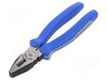 Pliers; universal; two-component handle grips; 213mm KING TONY KT-6111-08