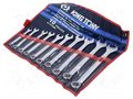 Wrench-set; combination spanner; 10pcs. KING TONY KT-1210MR