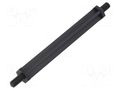 Screwed spacer sleeve; hexagonal; polyamide; M5; L: 80mm; black DREMEC DR8G509V43582