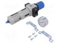 Compressed air regulator; 3500l/min; Working press: max.16bar PNEUMAT DFR400A-04
