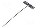 Antenna; Bluetooth,WiFi,ZigBee; 3dBi,4dBi; linear; 34.9x9mm; MHF4 MOLEX 1461531100