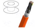 Wire: servo drive; MOTIONLINE® ADVANCED; 4G4mm2; orange; stranded NEXANS 13-EYS11G04R-A5