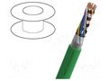 Wire: test lead cable; MOTIONLINE® PREMIUM; 8x2x0.18mm2; green NEXANS 13-MBS25P08P-V1