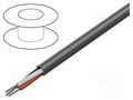 Wire; Alpha Essential C&C; 3x18AWG; unshielded; 300V; 305m; Cu ALPHA WIRE 1898C-SL001