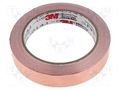 Tape: electrically conductive; W: 19mm; L: 16.5m; Thk: 0.101mm 3M 3M-1245-19