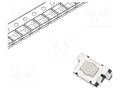 Microswitch TACT; SPST; Pos: 2; 0.05A/12VDC; side,SMD; none; 2.35N E-SWITCH TL4100AF240QG