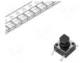 Microswitch TACT; SPST-NO; Pos: 2; 0.05A/12VDC; SMT; none; 1.57N E-SWITCH TL3301SPF160QG