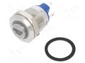 Switch: vandal resistant; Pos: 2; SPST-NO; 2A/36VDC; IP65; OFF-(ON) E-SWITCH PV0H240SS-341