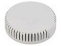 Enclosure: for alarms; Z: 20.3mm; ABS; grey; 1551V; vented; Ø: 80mm HAMMOND HM-1551V13GY