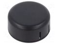 Enclosure: for alarms; Z: 20.3mm; ABS; black; 1551SNAP; Ø: 45mm; IP30 HAMMOND HM-1551SNAP11BK