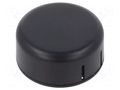 Enclosure: for alarms; Z: 20.3mm; ABS; black; 1551SNAP; Ø: 45mm; IP30 HAMMOND HM-1551SNAP11BK