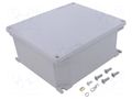 Enclosure: multipurpose; X: 168mm; Y: 192mm; Z: 80mm; aluminium; grey ILME ILME-APV14