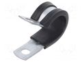 Fixing clamp; ØBundle : 16mm; steel; Cover material: EPDM HUMMEL HUMMEL-1574166000
