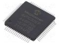 IC: dsPIC microcontroller; 64kB; 8kBSRAM; TQFP64; DSPIC; 0.5mm MICROCHIP TECHNOLOGY 33EP64GP506-E/PT