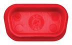 DUST COVER, PP, RED, 15POS D-SUB CONN 70519CLF.