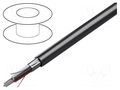 Wire; 2x2x24AWG; RS232,RS422; stranded; Cu; PVC; chrome; 30m; 300V BELDEN 9729.060100