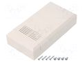 Enclosure: multipurpose; X: 67mm; Y: 125mm; Z: 31mm; vented; ABS SUPERTRONIC PP047W