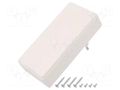 Enclosure: for power supplies; X: 120mm; Y: 56mm; Z: 31mm; ABS; white SUPERTRONIC PP054W
