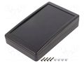 Enclosure: desktop; X: 90mm; Y: 144mm; Z: 30mm; ABS; black SUPERTRONIC PP082N