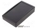 Enclosure: desktop; X: 90mm; Y: 144mm; Z: 30mm; ABS; black SUPERTRONIC PP082N