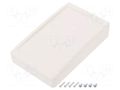 Enclosure: desktop; X: 90mm; Y: 144mm; Z: 30mm; ABS; white SUPERTRONIC PP082W