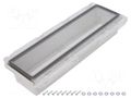 Inspection windows; polycarbonate; 257x108x25mm; IP65 FIBOX L13