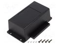 Enclosure: multipurpose; X: 78mm; Y: 133mm; Z: 45mm; ABS; black SUPERTRONIC PP092N