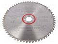 Circular saw; Ø: 254mm; Teeth: 60; Disc thick: 2.4mm; HW/CT; 30mm METABO MTB.628222000