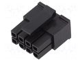 Connector: wire-board; plug; female; Micro-Fit 3.0; PIN: 8; nylon MOLEX MX-43025-0808