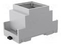 Enclosure: for DIN rail mounting; Y: 90mm; X: 53.2mm; Z: 53mm; PPO ITALTRONIC IT-05.122N000
