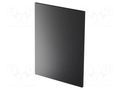 Rear panel; for enclosures; Panel colour: black; UL94V-0; PVC ITALTRONIC IT-06.3730000