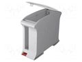 Enclosure: for DIN rail mounting; Y: 101mm; X: 35mm; Z: 80.2mm; grey ITALTRONIC IT-10.0082350