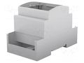 Enclosure: for DIN rail mounting; Y: 90.5mm; X: 53.5mm; Z: 62mm ITALTRONIC IT-25.0304000.BL