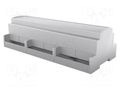 Enclosure: for DIN rail mounting; Y: 91mm; X: 213mm; Z: 62mm; grey ITALTRONIC IT-25.1203000.BL