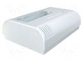 Enclosure: wall mounting; X: 80mm; Y: 120mm; Z: 33.2mm; ABS; white ITALTRONIC IT-61.6044000