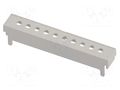 Terminals cover; grey; Holes no: 10; 7.65mm ITALTRONIC IT-P05050207T.BL